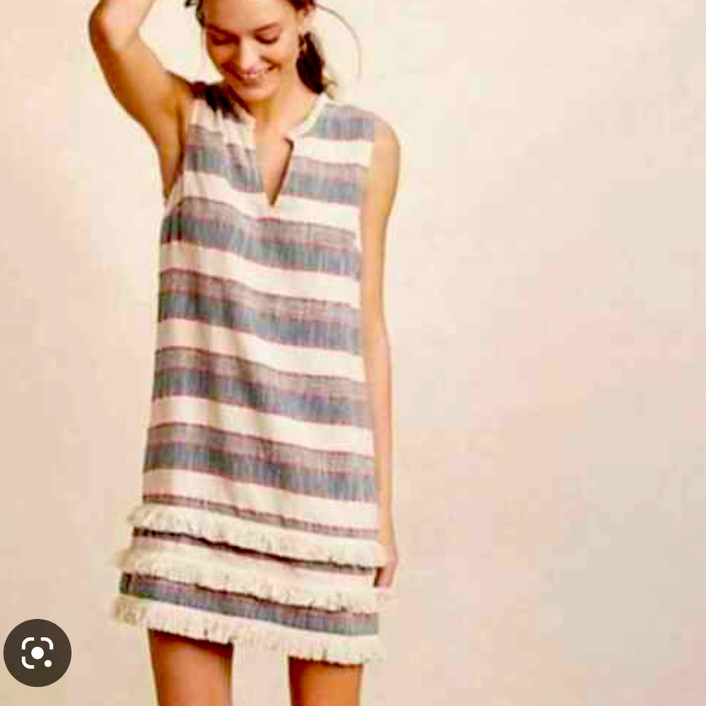 Holding Horses Anthropologie striped Dress